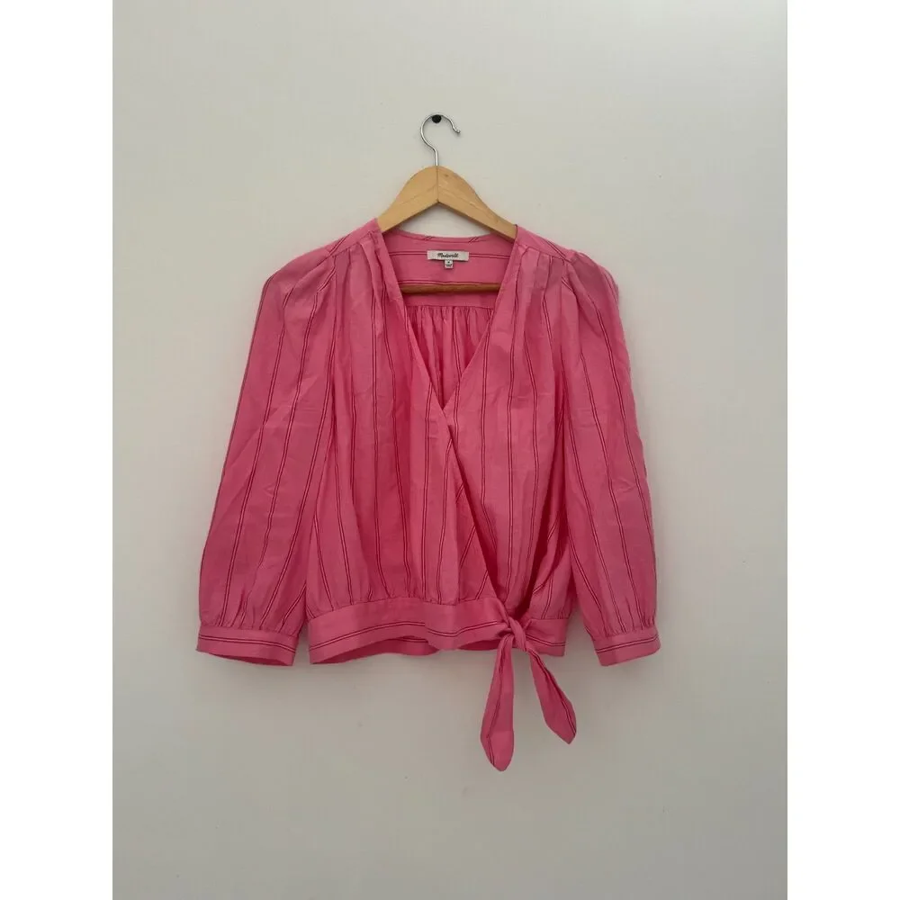 Madewell wrap top